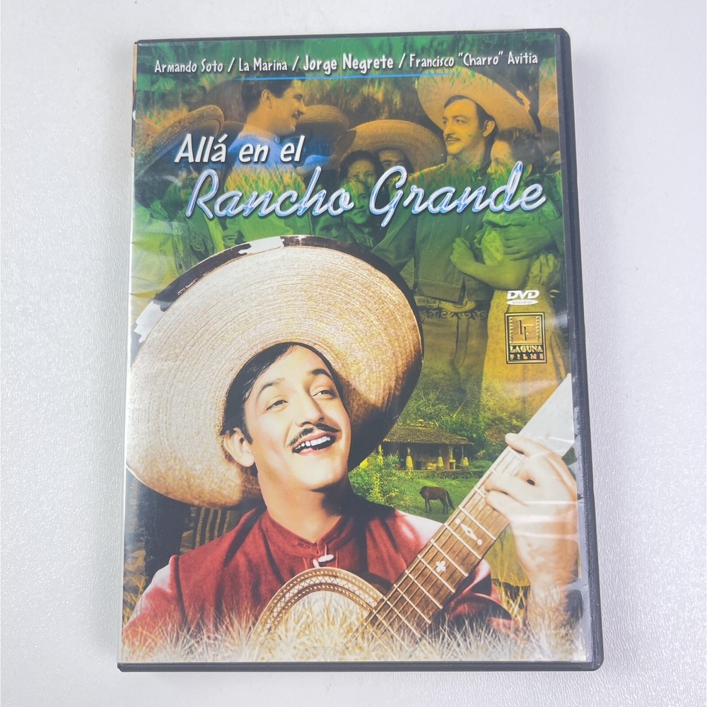 Alla En El Rancho Grande Jorge Negrete Spanish Dvd NEW SEALED